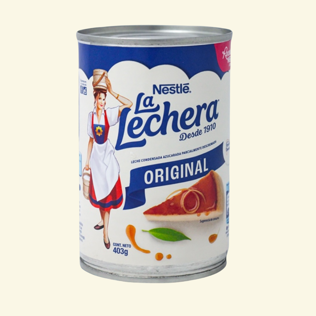 La Lechera, Leche Condensada de Nestle. Leche condensada azucarada parcialmente descremada 🤤