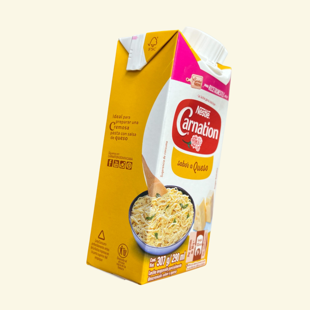 Leche Carnention Nestle sabor a Queso 🧀, 307 g. La más cremosa!