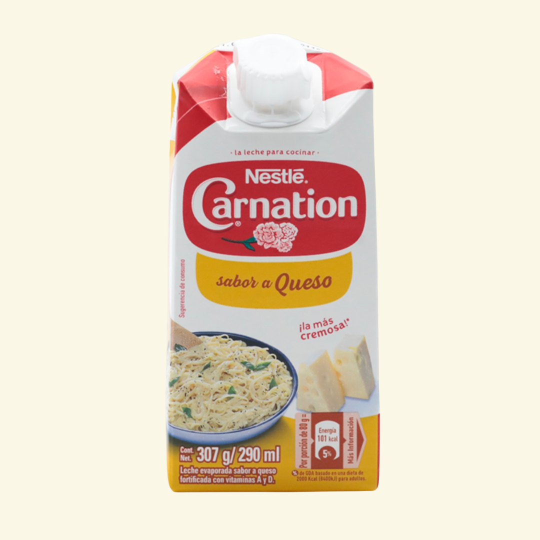 Leche Carnention Nestle sabor a Queso 🧀, 307 g. La más cremosa!