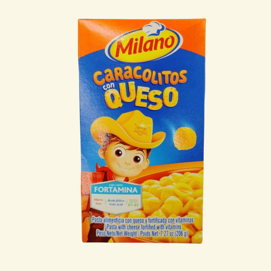 Macarrones con Queso marca Milano, 206 g. Fortificado con vitaminas para los pequeñines! 🧑‍🧒‍🧒