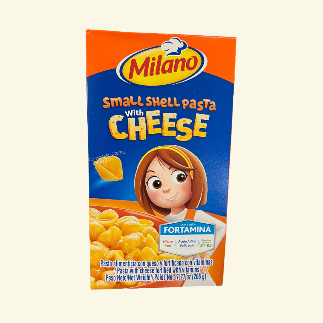 Macarrones con Queso marca Milano, 206 g. Fortificado con vitaminas para los pequeñines! 🧑‍🧒‍🧒