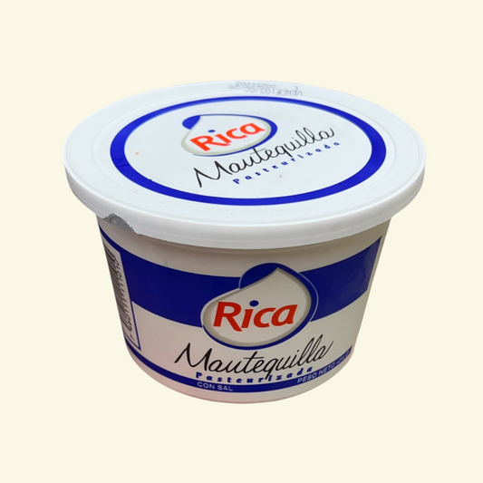 Mantequilla Marca Rica pasteurizada en tarro, 454 g