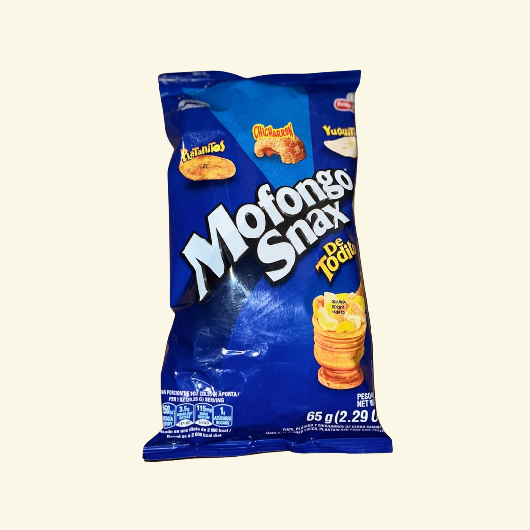 Mofongo snax marca Frito Lay, 65 g. Delicioso mix de platanitos, chicharrones y yuquitas