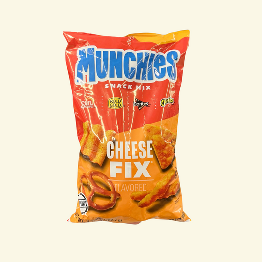 Munchies Cheese Fix, 262 g. Contiene Sun Chips, Rold Gold, Doritos y Cheetos