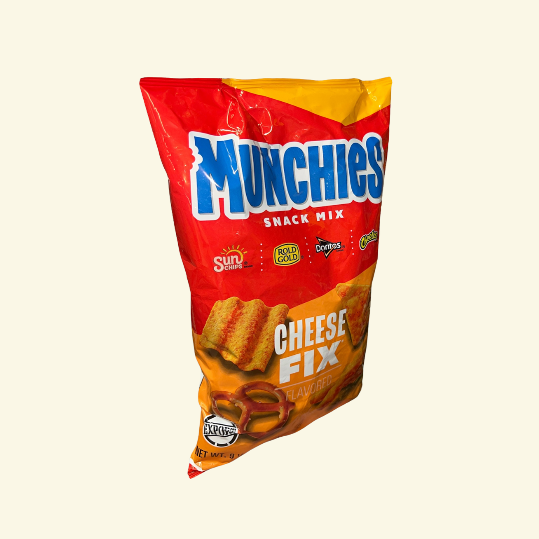 Munchies Cheese Fix, 262 g. Contiene Sun Chips, Rold Gold, Doritos y Cheetos