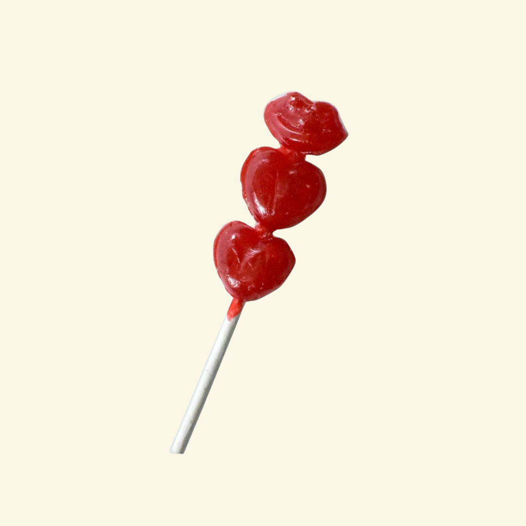 Paletas pinta labios  Dulces Beny, 40 unidades, Sabor a cereza. 320 g. Paletas de caramelo macizo sabor a cereza 🍒