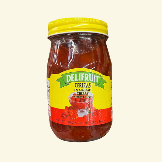 Dulce de cereza en almíbar Delifruit, 1 lb. 4oz