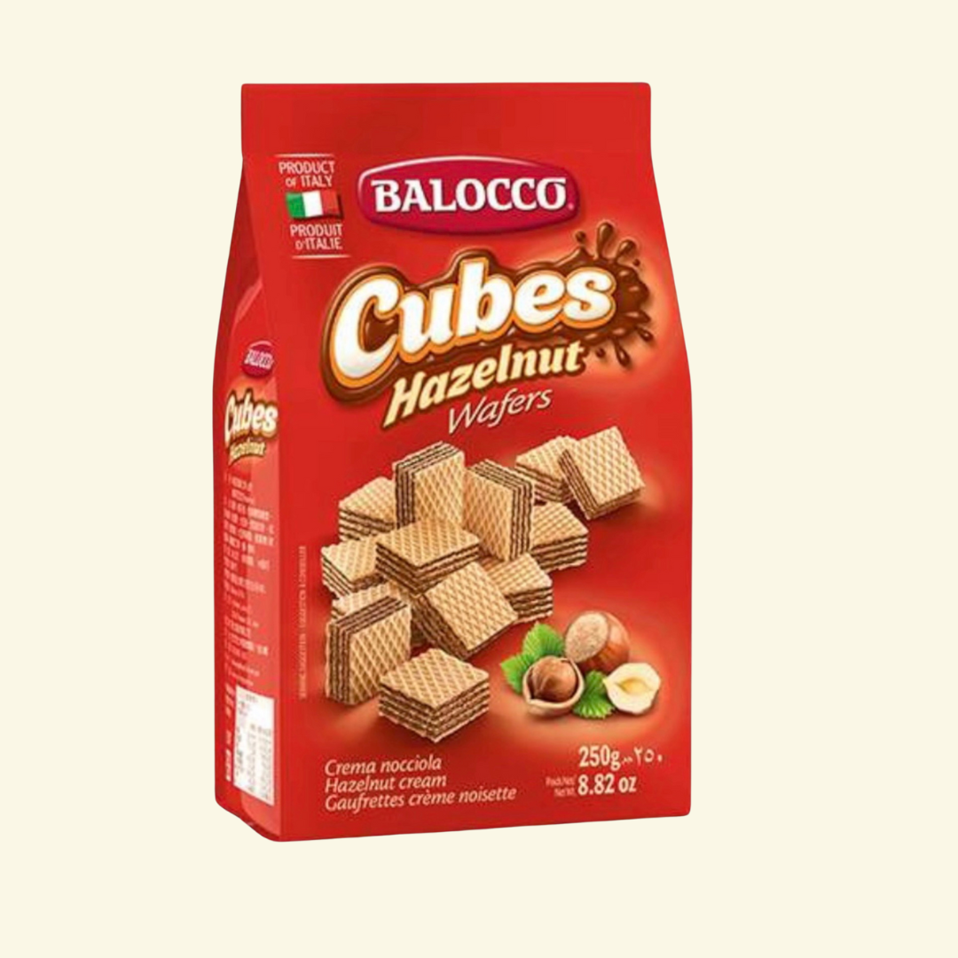 Balocco Cubes Wafers,  250 g.