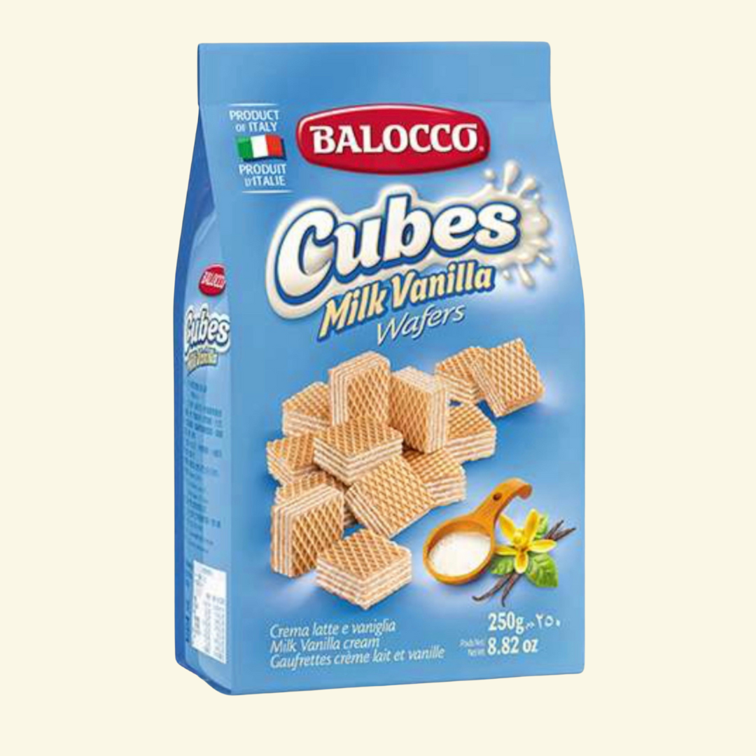 Balocco Cubes Wafers,  250 g.
