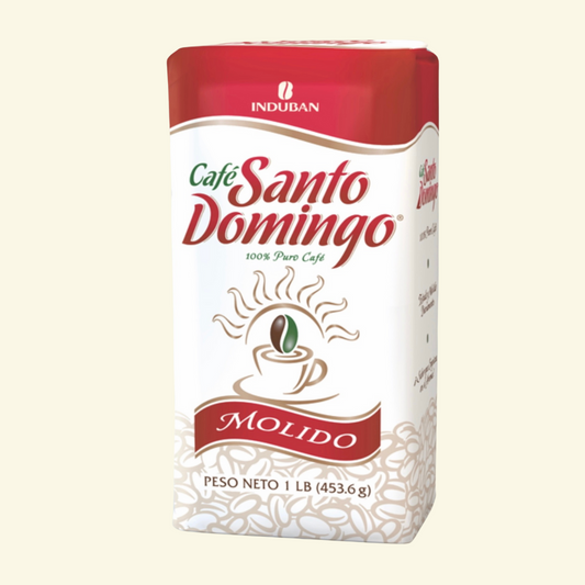 Cafe molido Santo Domingo. 100 % puro cafe.
