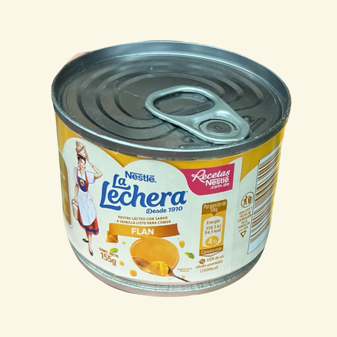 Flan de leche La lechera de Nestle, 155g. Postre listo para comer ! 🍮