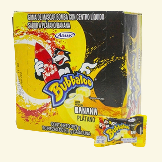 Caja de Bubbaloo, 375 g. Goma de mascar con centro liquido 🤤