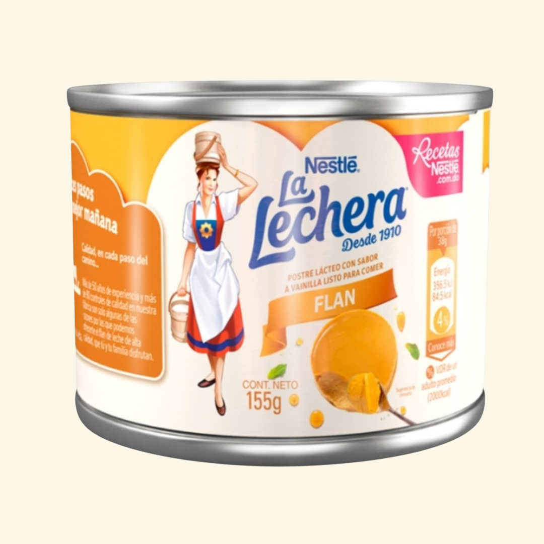 Flan de leche La lechera de Nestle, 155g. Postre listo para comer ! 🍮
