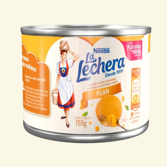 Flan de leche La lechera de Nestle, 155g. Postre listo para comer ! 🍮