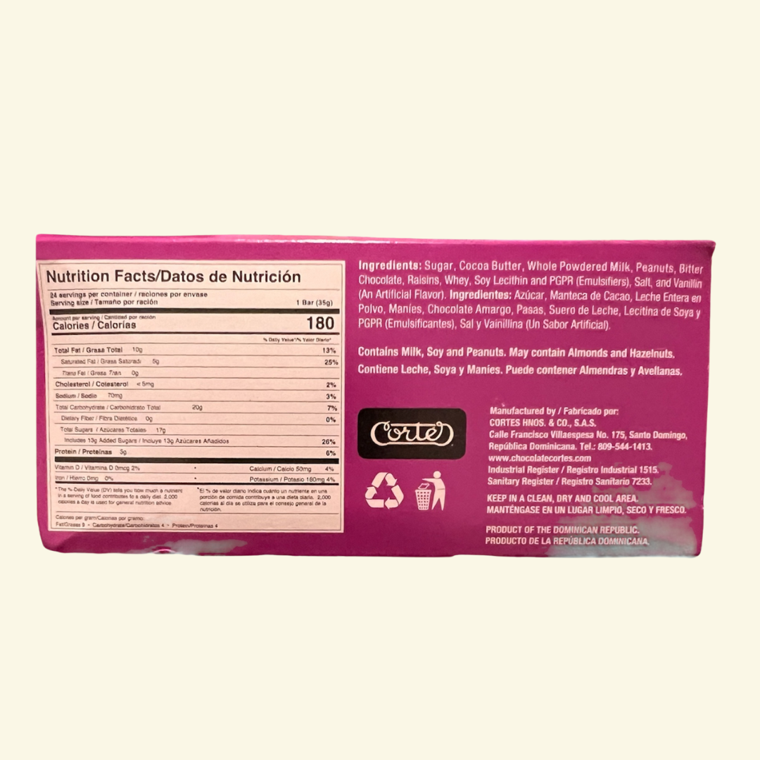 Caja de Chocolates Cortés, 1.9 Lb