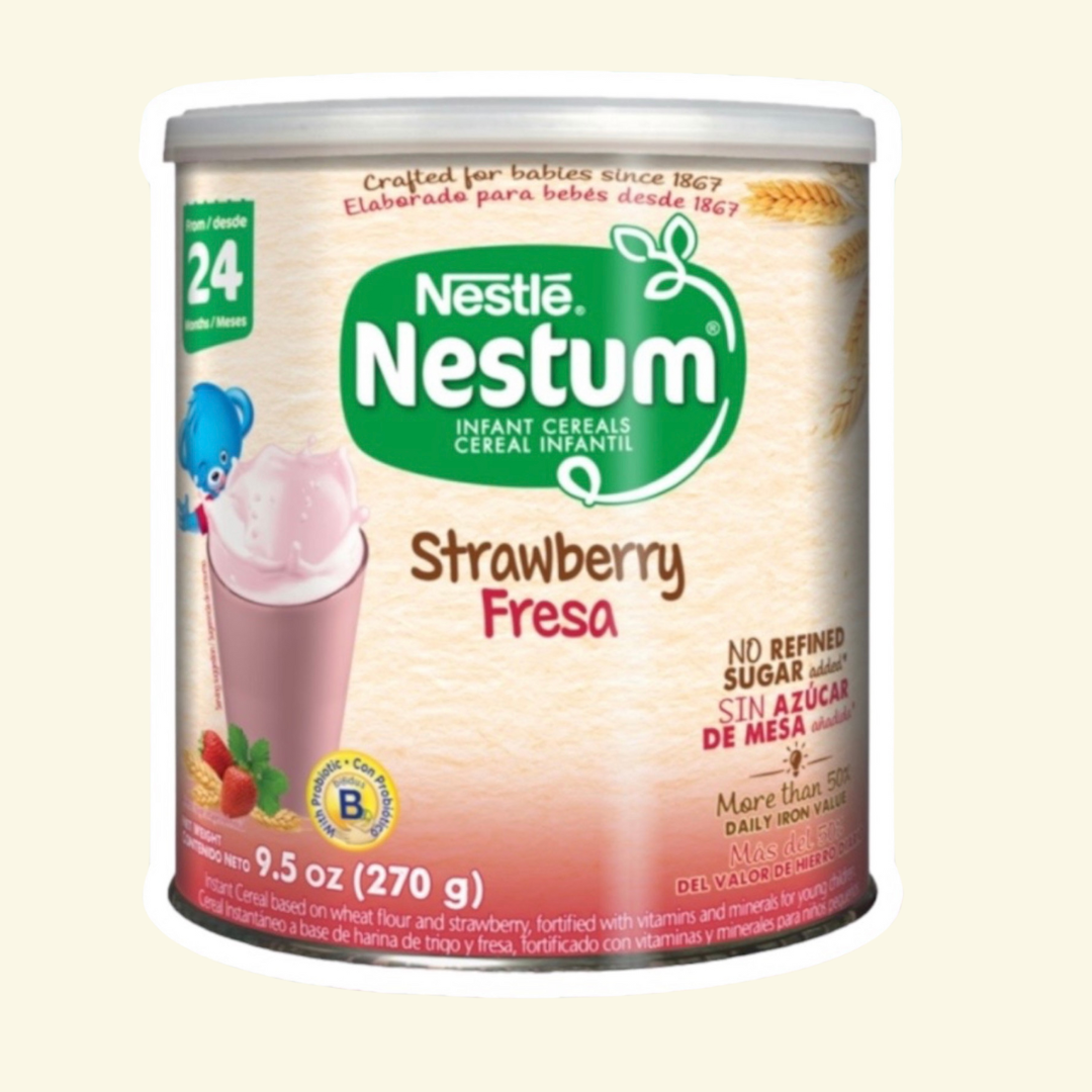 Cereal Infantil Nestum marca Nestle, 270 g.