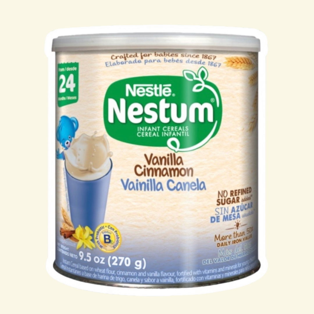 Cereal Infantil Nestum marca Nestle, 270 g.