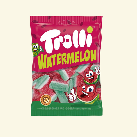 Gomita Trolli Watermelon, el mejor caramelo en goma. 100 g