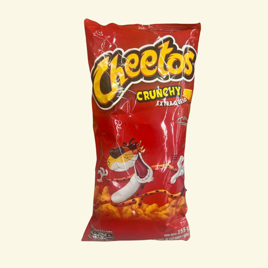 Cheetos Crunchy, 155g. Extra queso 🧀🤤