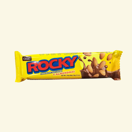 Chocalate Cortes en Barra Rochy con leche y almendras, 35 g