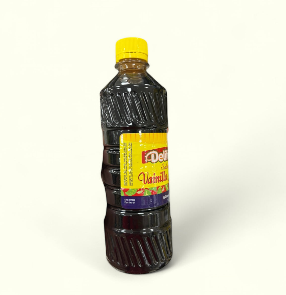 Delifruit Vainilla, 16 oz y 8 oz. Ideal para preparar tus bizcochos Dominicanos 🎂
