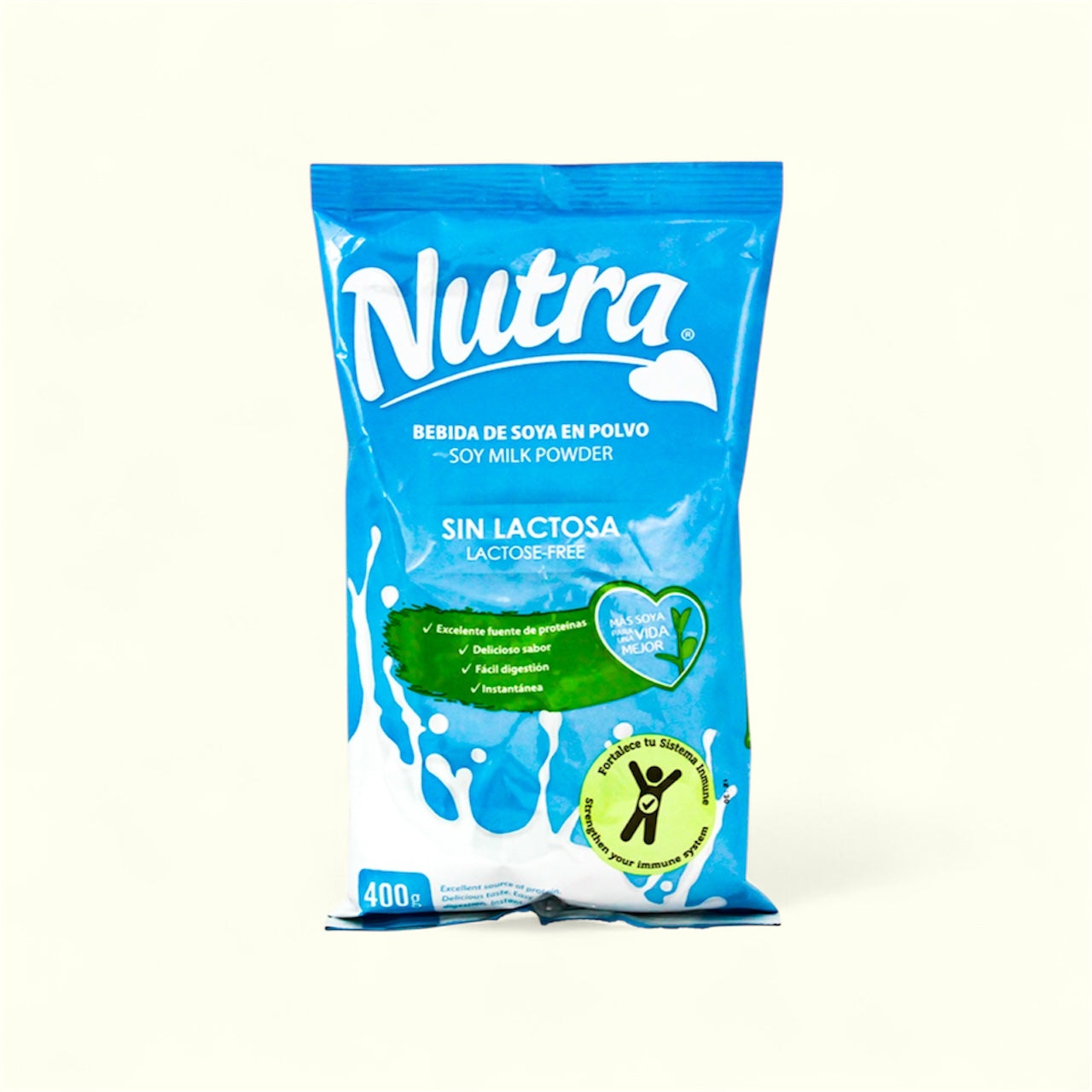 Leche de Soya en Polvo Nutra, 400 g