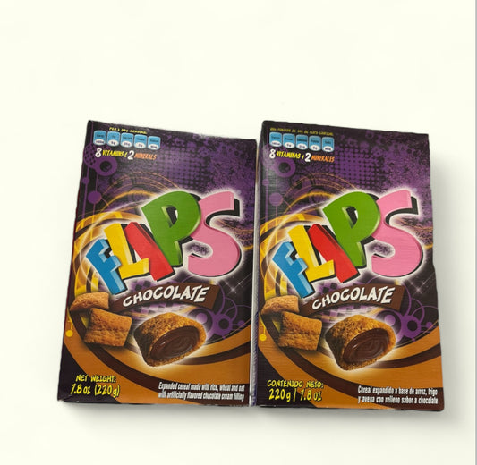 Cereal FLIPS, relleno con Dulce de Leche o Chocolate 🍫